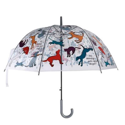 Parapluie Transparent Chiens Et Chats ESSCHERT DESIGN