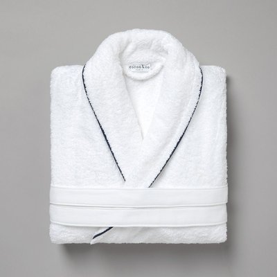 Peignoir en coton bouclette col châle collection GRAND HOTEL COTTON & CO