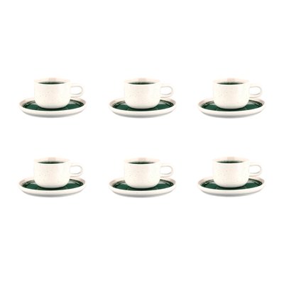 Lot de 6 tasses en grès, OXYGEN BJORN