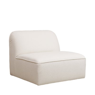 Chauffeuse pour canapé modulable en tissu bouclette - NOOR DRAWER