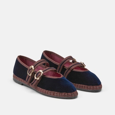 Ballerine in velluto Claire FLABELUS