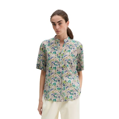 Blouse relaxed en voile de coton imprimé MARC O'POLO