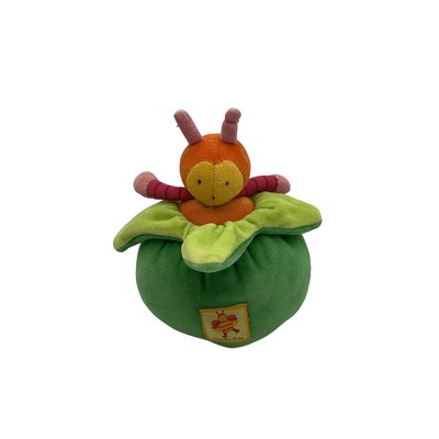 Doudou musical chenille 19 cm - Bon état MOULIN ROTY
