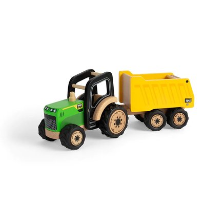 Tracteur et remorque en bois BIGJIGS