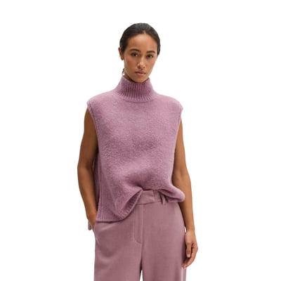 Pull sans manches, coupe classique en un mélange douillet de laine et de laine d'alpaga MARC O'POLO
