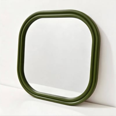 Miroir carré décor bois 60cm NEX SWEEEK