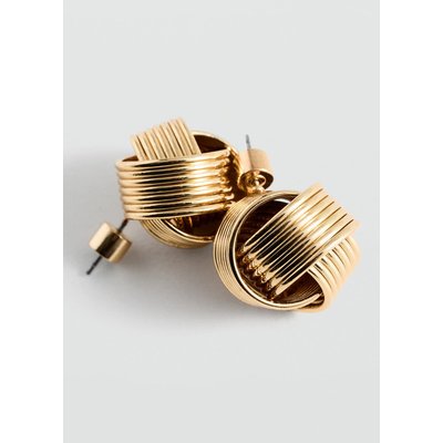 Boucles d'oreilles circulaires entrelacées MANGO