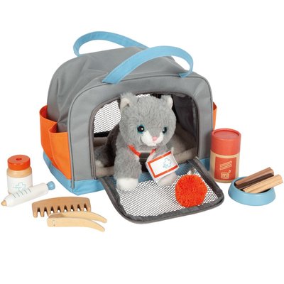 Chat avec sac et kit de soins SMALL FOOT COMPANY