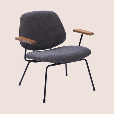 Fauteuil rétro en métal et tissu - CASCAIS HELLIN, DEPUIS 1862