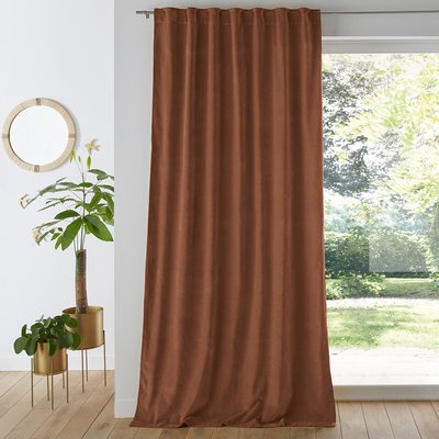 Cortinado em veludo, acabamento com presilhas escondidas, Velvet LA REDOUTE INTERIEURS