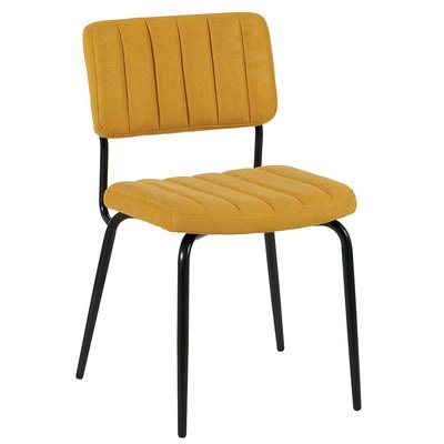 Chaise vintage moutarde FAIRLIE (lot de 2) PIER IMPORT