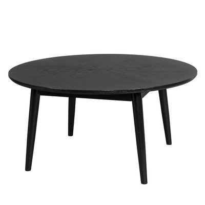 Table basse d'appoint ronde en bois ø80cm- FABIO DRAWER
