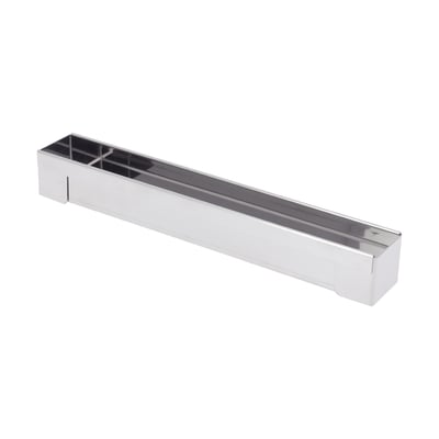 Gouttière carrée démontable en inox 30 cm DE BUYER