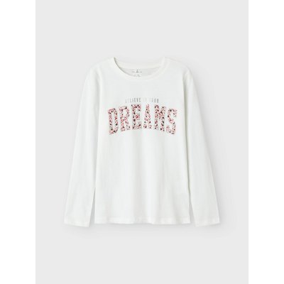 Camiseta manga larga con mensaje NAME IT