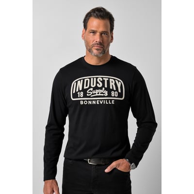T-shirt à manches longues, col rond, brodé JP1880