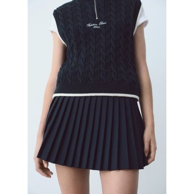 Jupe évasée plissée MANGO