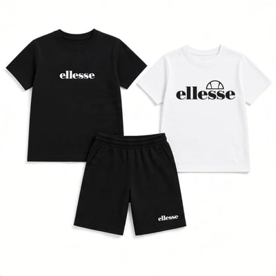 Lot de 2 t-shirts manches courtes et short PLAYGROUND ELLESSE