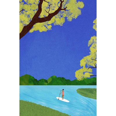 Tableau retro vintage paddle HEXOA