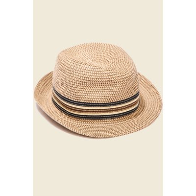 Chapeau trilby tressé BONOBO