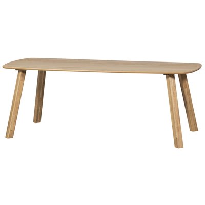 Table à manger en bois de chêne 4 personnes DEENS WOOOD