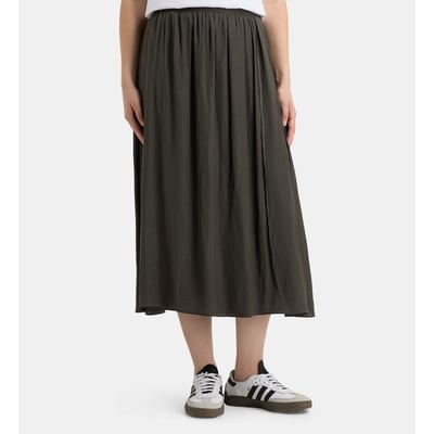 Jupe portefeuille midi fluide celestine satl GALERIES LAFAYETTE