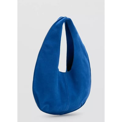 Petit sac en croûte de cuir MANGO