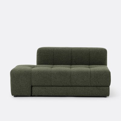 Drehbare Sitzbank, links, modulierbar, feines Bouclé, FANO LA REDOUTE INTERIEURS