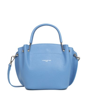 Sac à main en cuir grainé LOUISA FOULONNE DOUBLE LANCASTER
