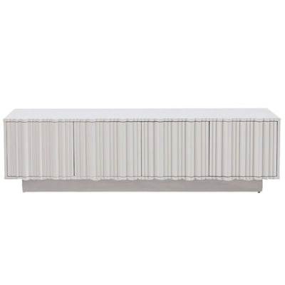 Meuble TV façade ondulée, STUCCO KARE DESIGN