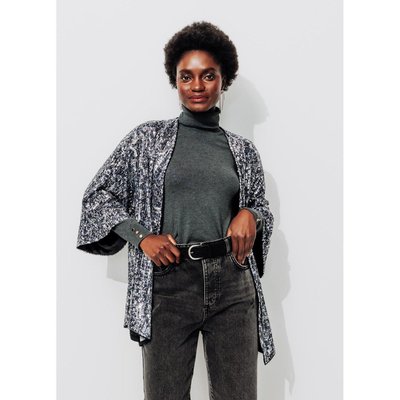 Veste kimono à paillettes PROMOD