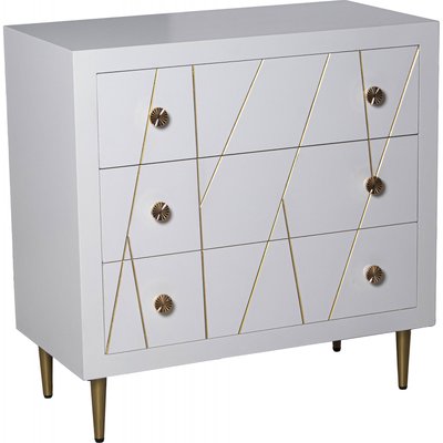 Commode en bois, détails dorés RECOLLECTION