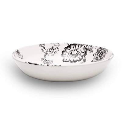 Set of 4 Botanical Night Pasta Bowls WADE POTTERY