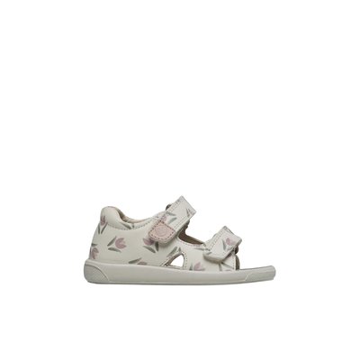 Sandales en cuir avec imprimé tulipes JULY NATURINO