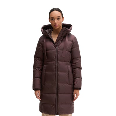 Manteau matelassé en duvet à capuche, coupe régulière avec une surface hydrofuge MARC O'POLO