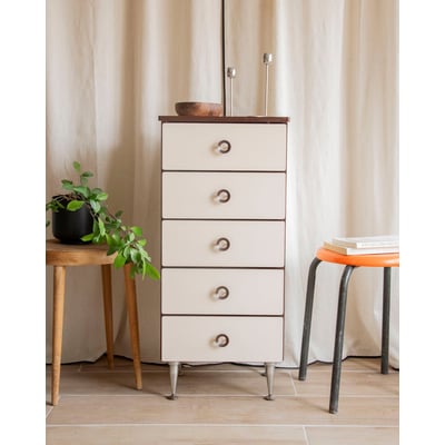 Commode aux poignées seventies Olga N°699 - Bon état DEBONGOUT
