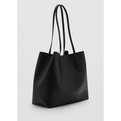 Sac shopper effet grainé MANGO