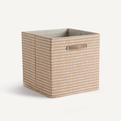 Cesta cubo de papel trenzado, Osha LA REDOUTE INTERIEURS