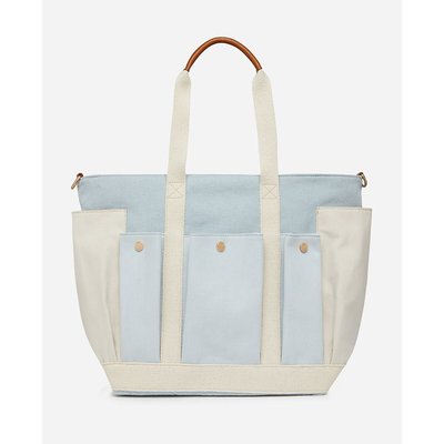Bolso tote multibolsillos de tela de algodón VANESSA BRUNO