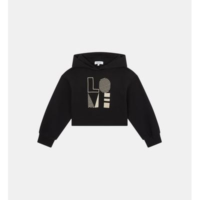 Hoodie Tef Rosy À Paillettes Coton Mélangé GALERIES LAFAYETTE