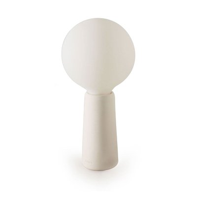 Lampe à poser béton ampoule effet procelaine - PHARE GONE'S