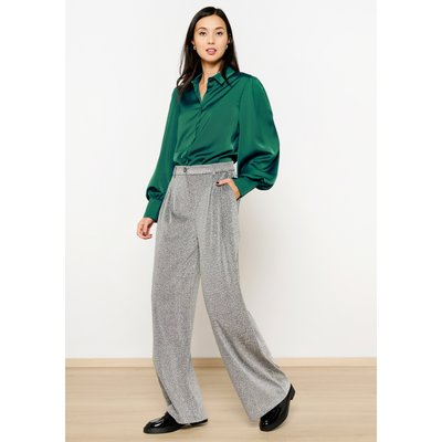 Pantalon palazzo avec fil textile LOLALIZA