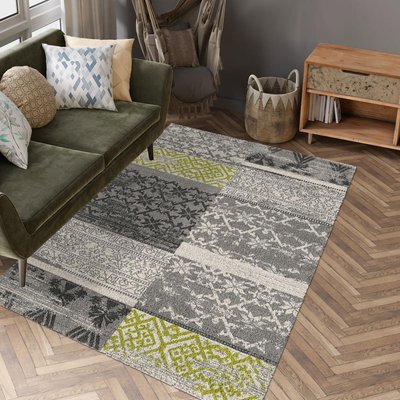 Tapis oriental tissé motif ancestral TEOPATCH UN AMOUR DE TAPIS