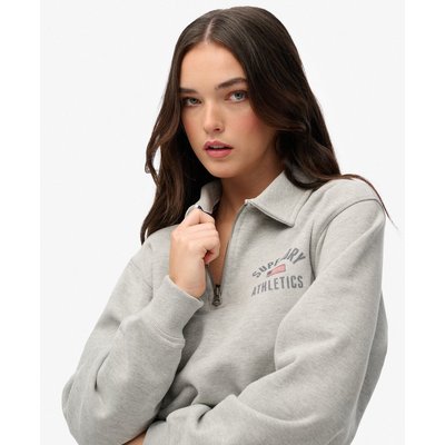 Athletic Pull Col Zippé Mi-Hauteur SUPERDRY