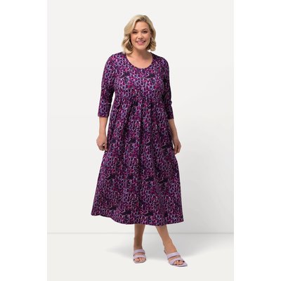 Robe en jersey coupe trapèze avec imprimé ULLA POPKEN