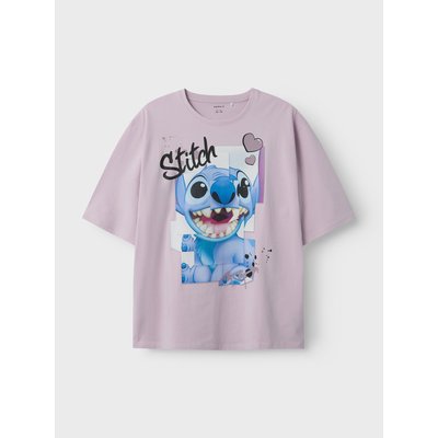 T-shirt manches courtes, imprimé Stitch NAME IT