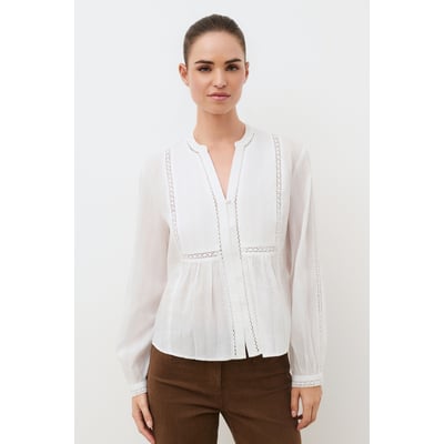 Chemise droite col tunisien CMARINA CAROLL