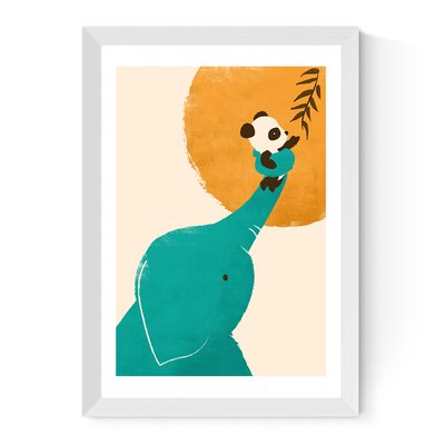 Panda's Little Helper by Jay Fleck Print EAST END PRINTS