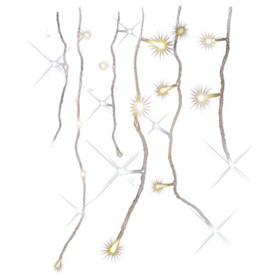 Guirlande Stalactite 22m Blanc Chaud Avec Flash Blanc Pur MILLUMINE