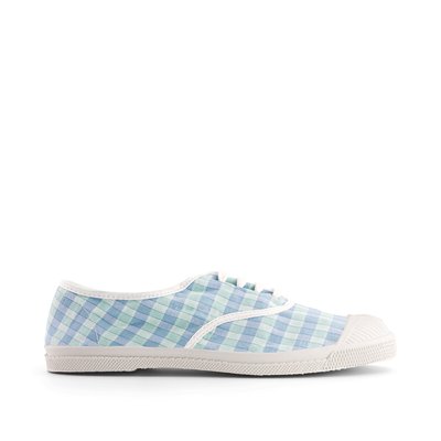 Tennis à lacets Summer Checks BENSIMON