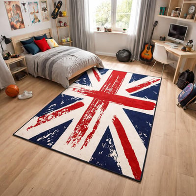 Tapis enfant tissé LYN1 U.J.CINTAGE UN AMOUR DE TAPIS